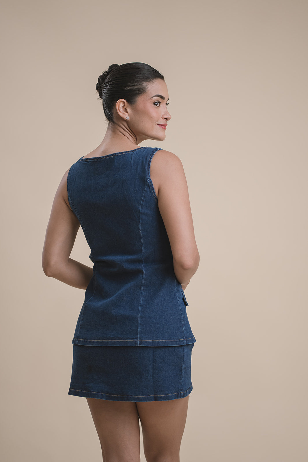 Vestido Denim Set