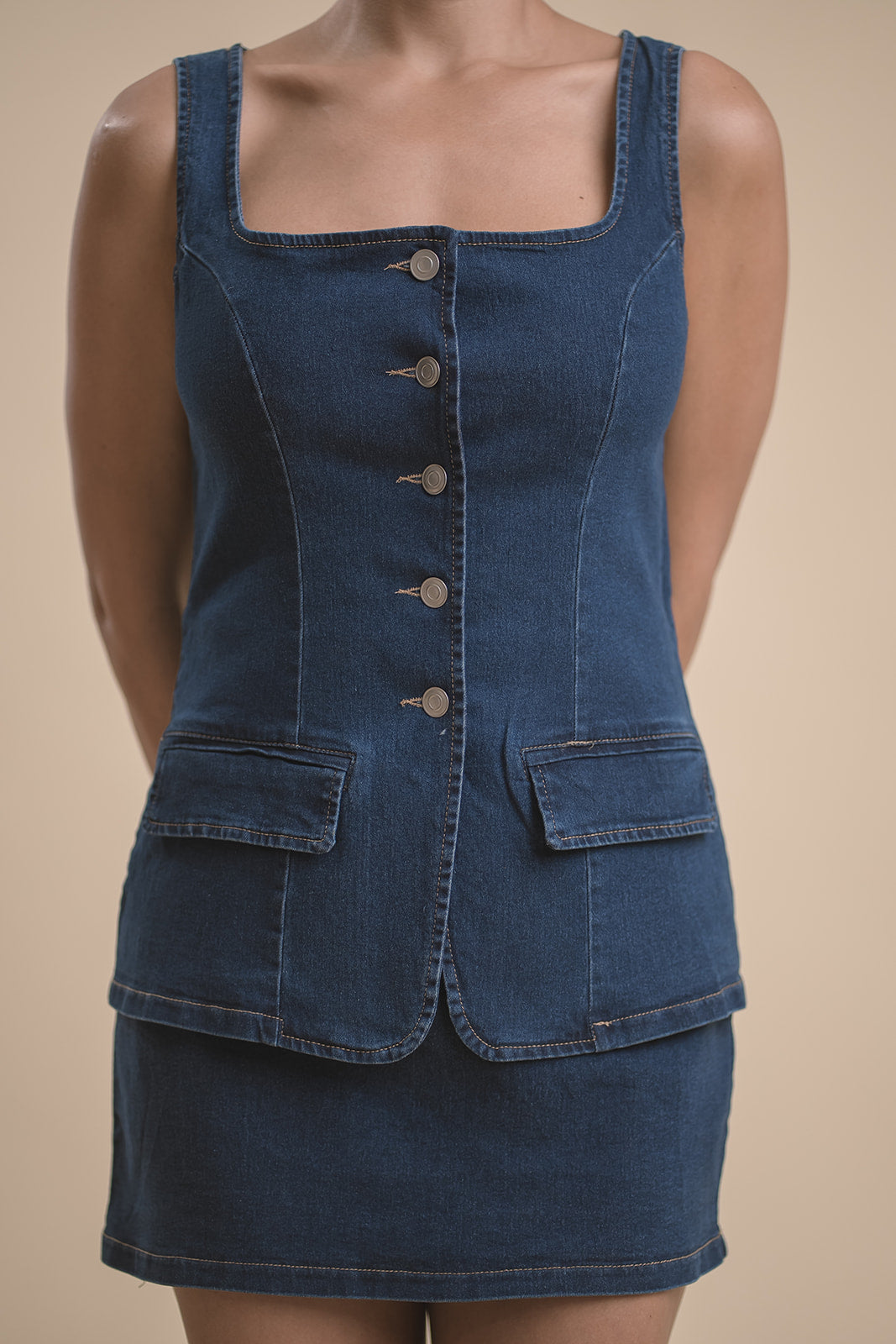 Vestido Denim Set