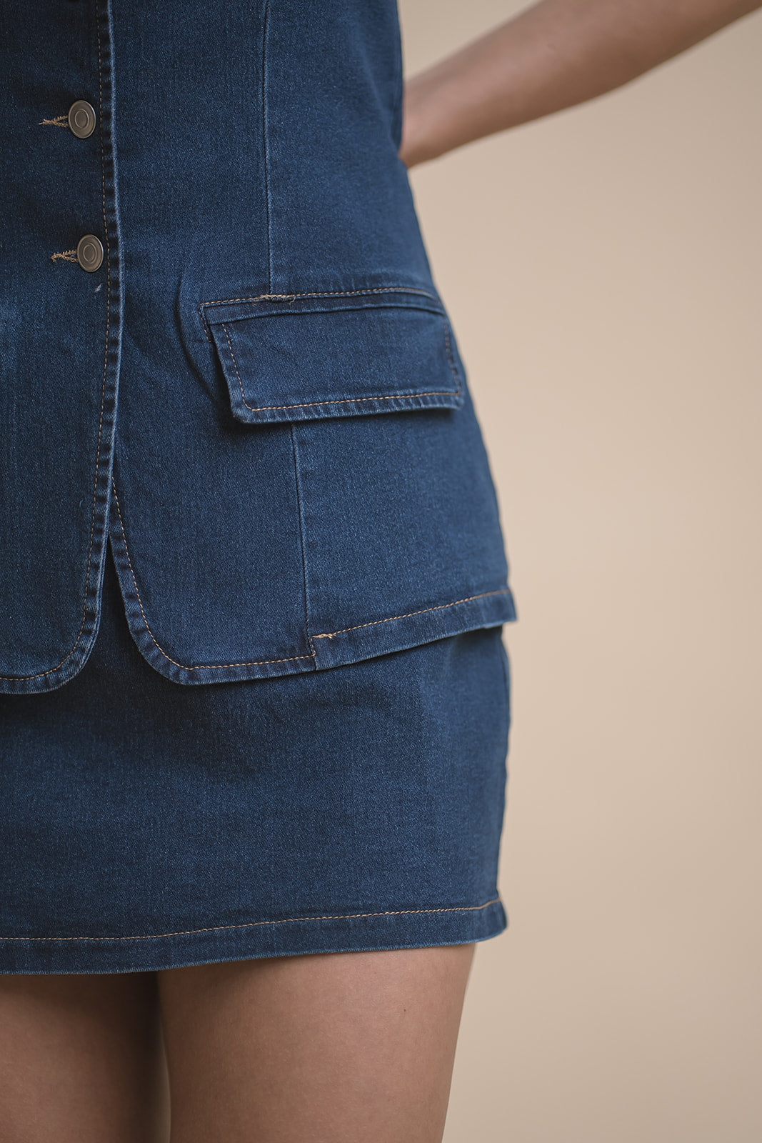 Vestido Denim Set