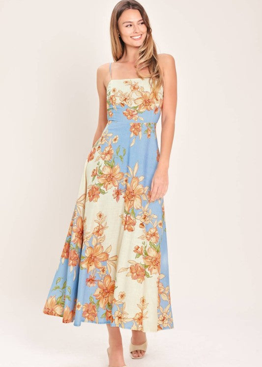 VESTIDO MIDI PRINTED
