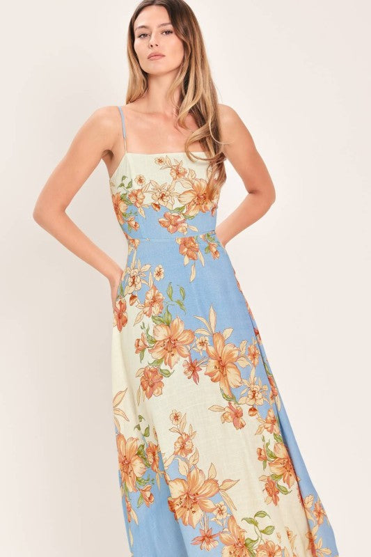 VESTIDO MIDI PRINTED