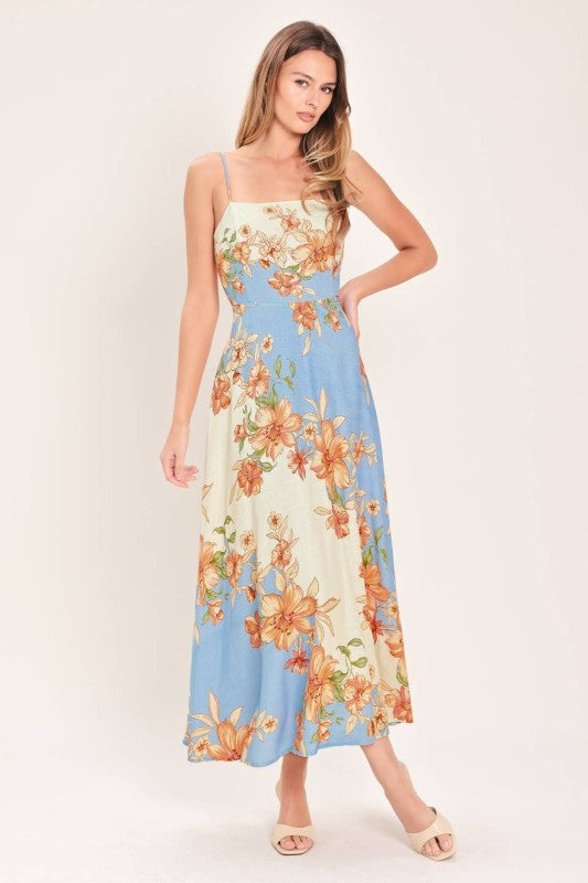 VESTIDO MIDI PRINTED