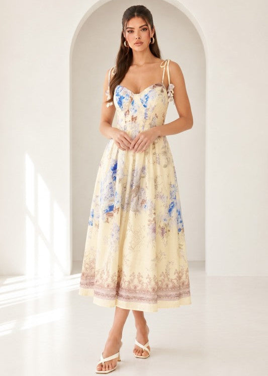 VESTIDO MIDI YELLOW