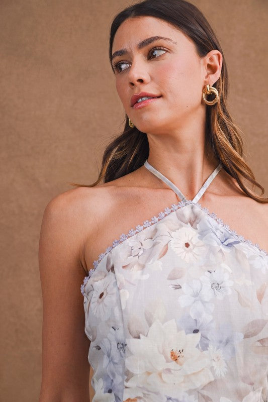 VESTIDO MINI LAVANDA