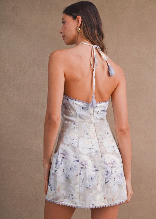 VESTIDO MINI LAVANDA