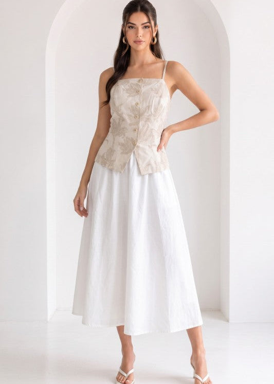 VESTIDO MIDI BUTTON