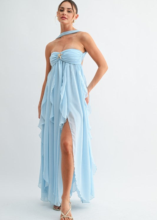 MAXI VESTIDO SKYBLUE