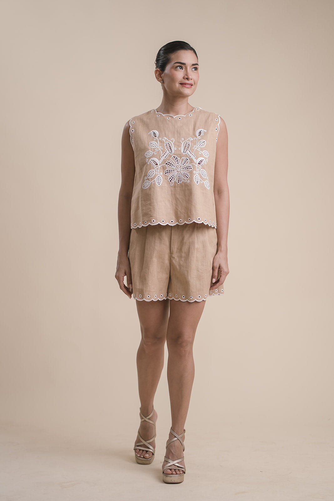 Conjunto Linen Beige
