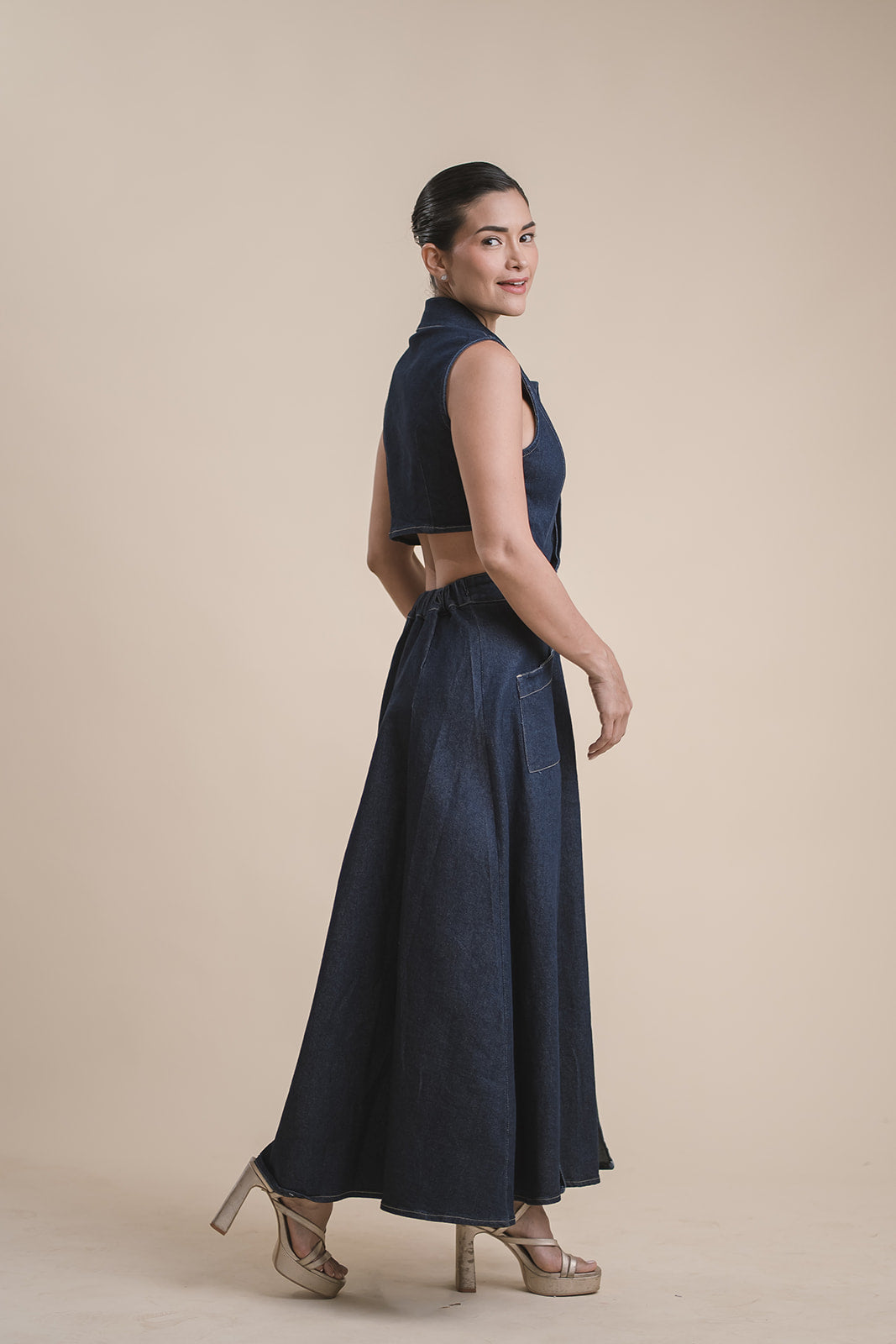 Vestido Denim Cony
