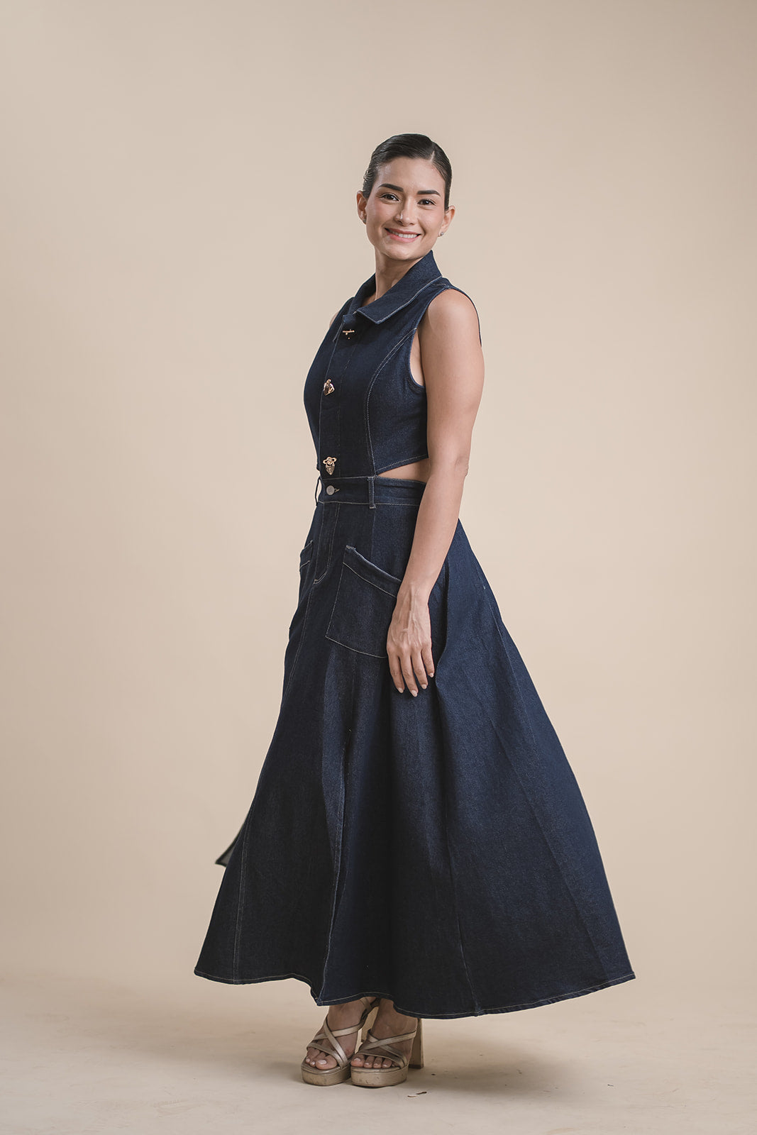 Vestido Denim Cony