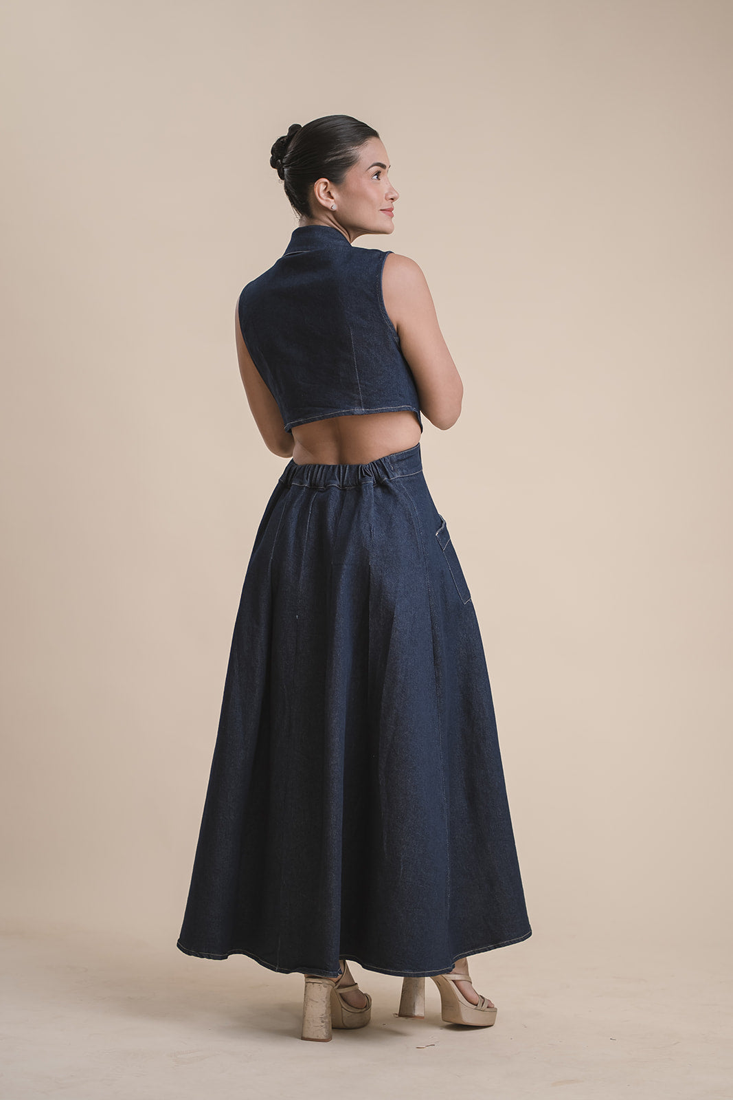 Vestido Denim Cony