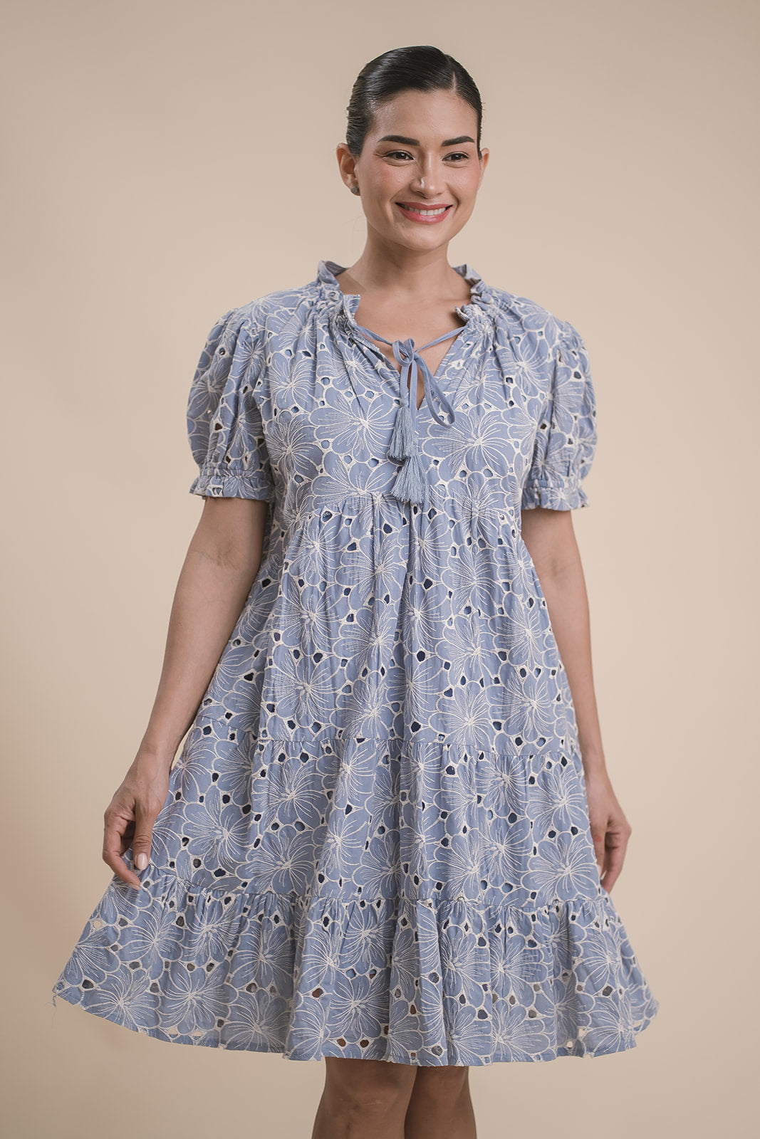 Vestido Midi Broderie