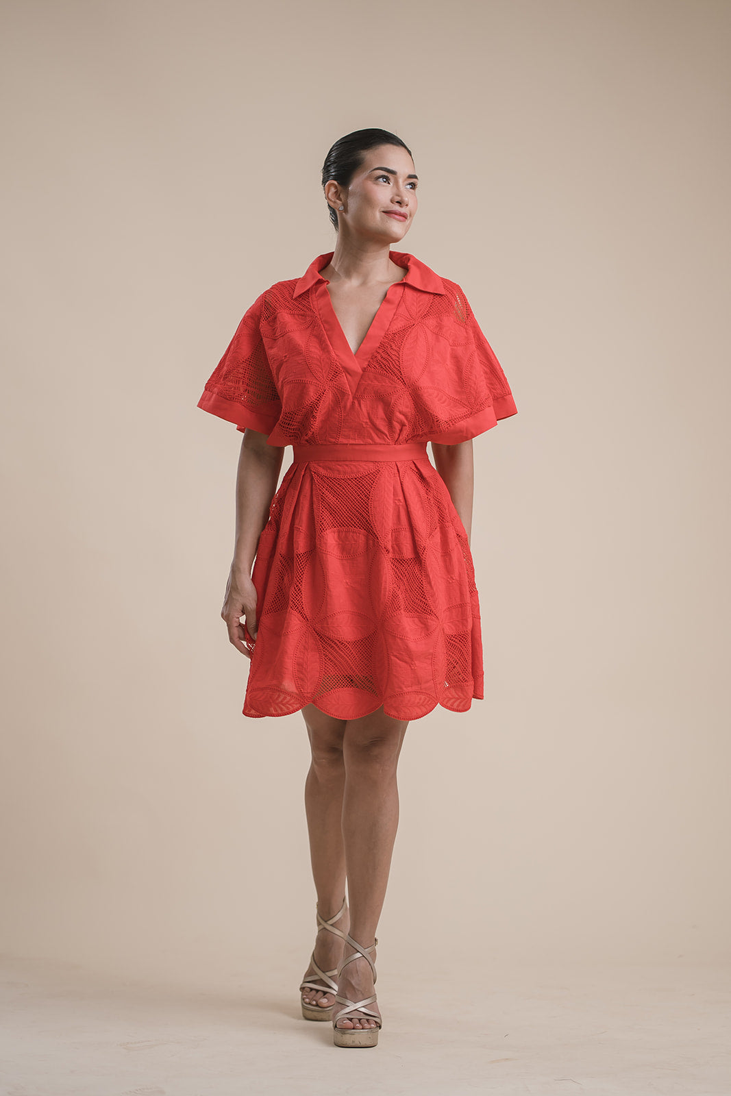 Vestido Camisero Rojo