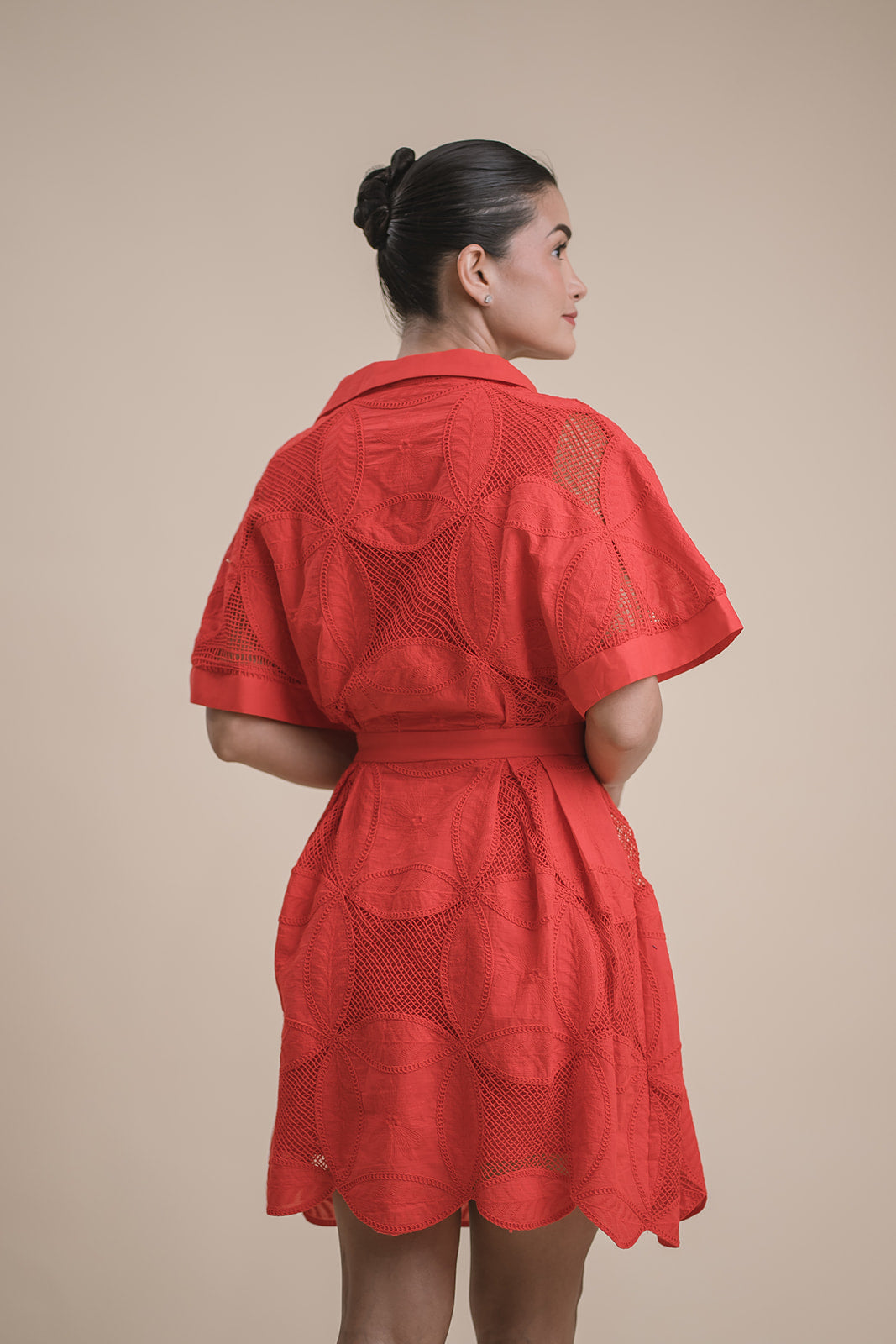 Vestido Camisero Rojo