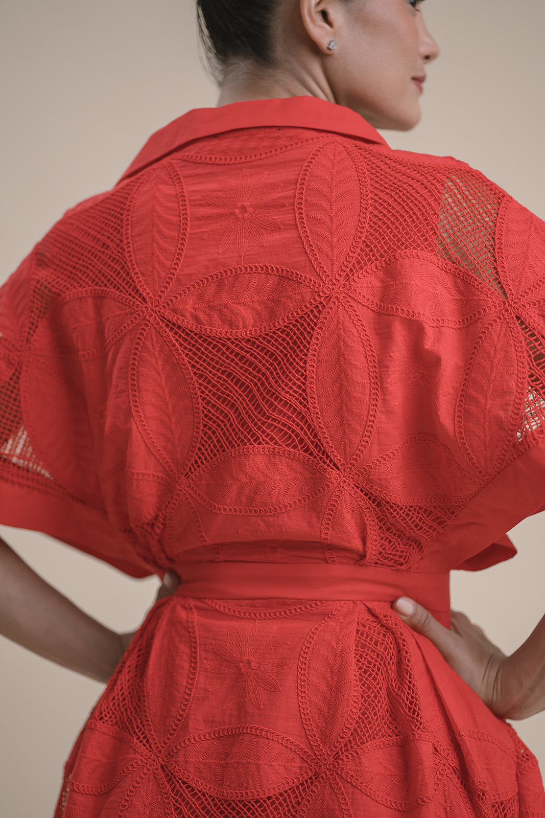 Vestido Camisero Rojo