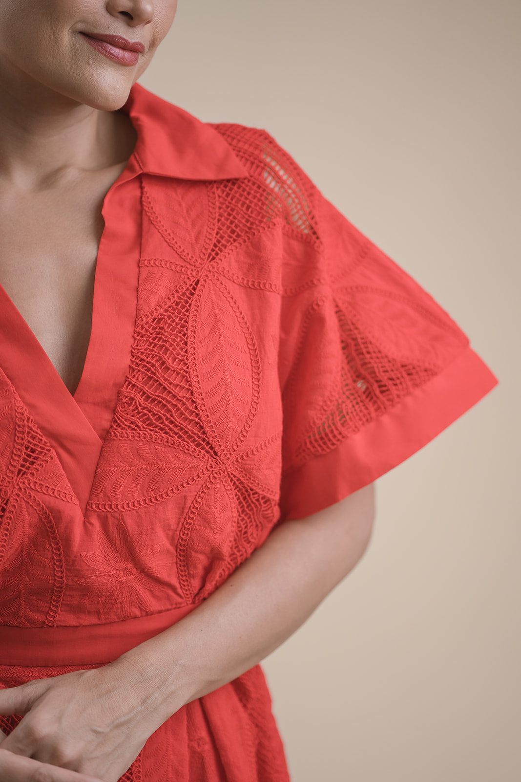 Vestido Camisero Rojo