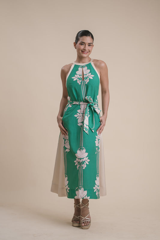 Vestido Halter c/lazo