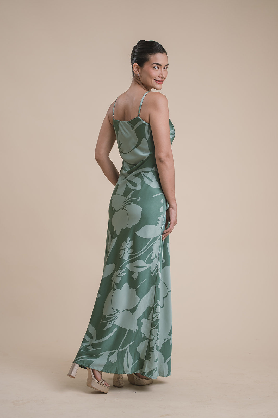 Vestido Print Verde