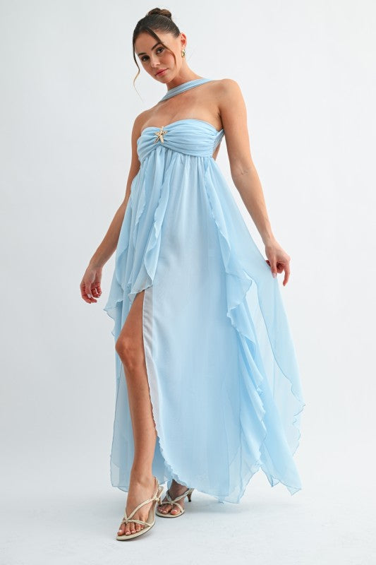 MAXI VESTIDO SKYBLUE