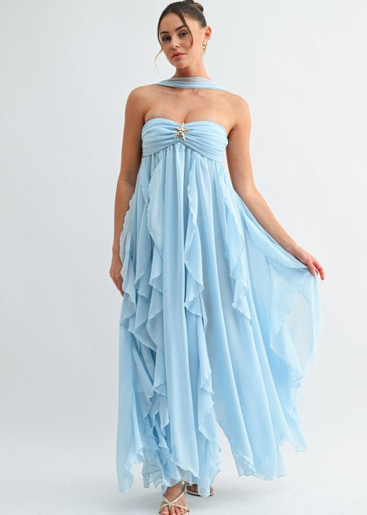 MAXI VESTIDO SKYBLUE